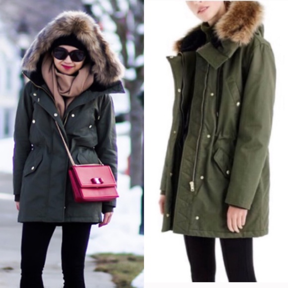 J. Crew Jackets & Blazers - NEW J. Crew primaloft parka w/ faux fur trim XXSP